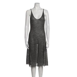 Giorgio Armani Alpaca Midi Length Dress